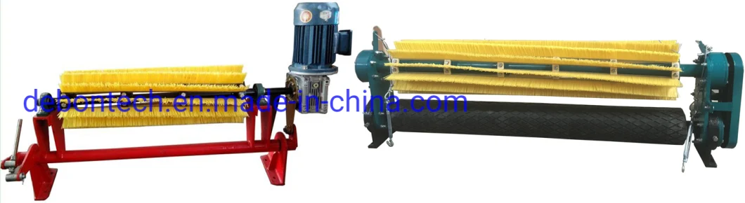 Conveyor Brush Cleaner for Patterned Belts with Replacement Nylon 66 Brush Strips