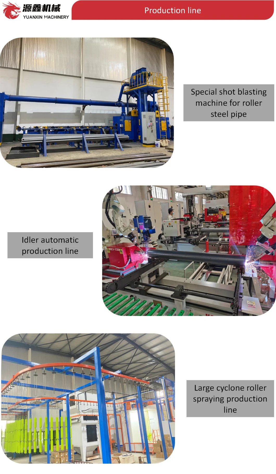 Conveyor Carrying Roller Cema for Coal Mine Cement Plant