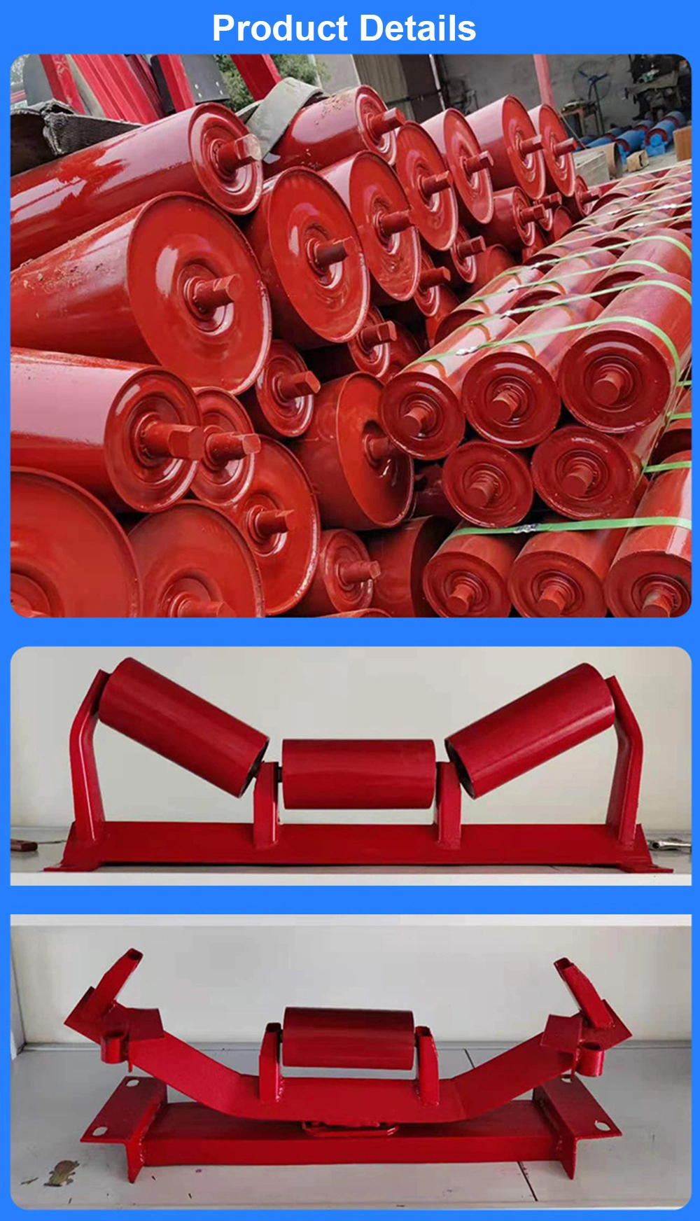 Factory Price Quarry Conveyor Belt Rollers Conveyor Roller Parts